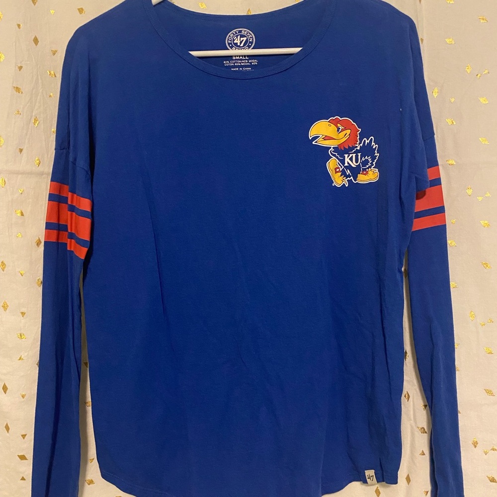 Kansas Jayhawks logo tee
